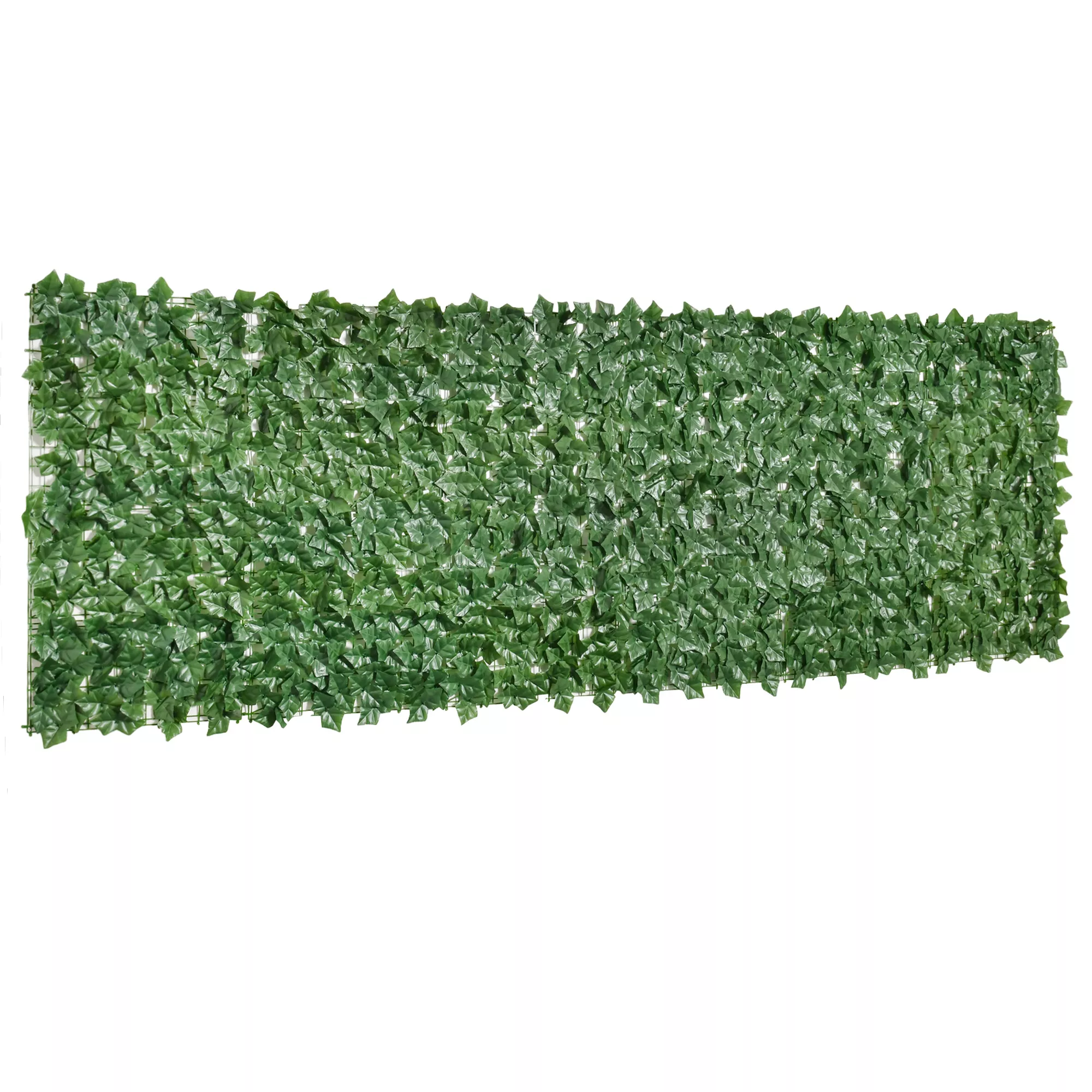 Konstgjord Häck, Mörkgrön, 300x100cm - UV-beständigt Tyg och PE, Idealisk För Balkong och Terrass