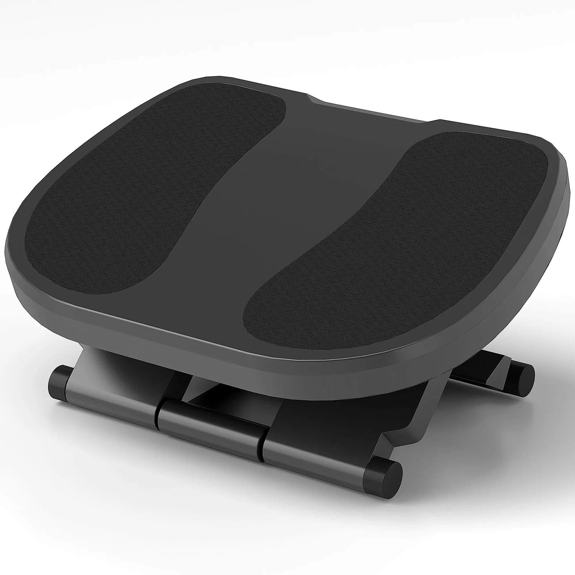 Ergonomisk Fotpall för Skrivbord - Höjd- och Vinkeljusterbar, Grå PP